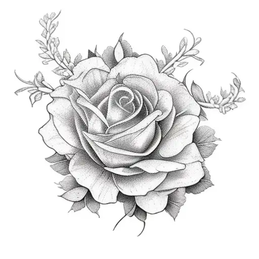 birth month flowers for February, March, April,May, August, December tattoo design idea