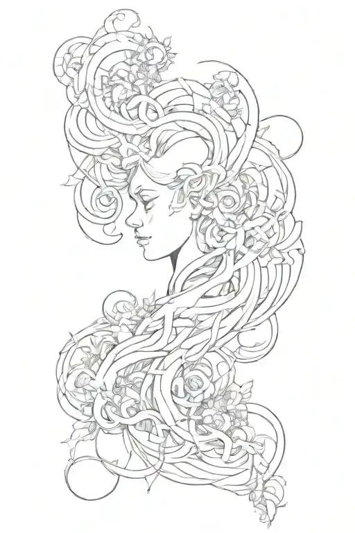 the words despair into money  tattoo design idea