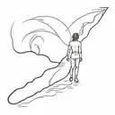 Where you going? It's hard to keep up You're moving so fast, leaving me behind Give me an hour, that's all I need  tattoo design idea