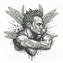 fight club tattoo design idea