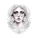  mujer libra tattoo design idea