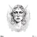  mujer libra tattoo design idea