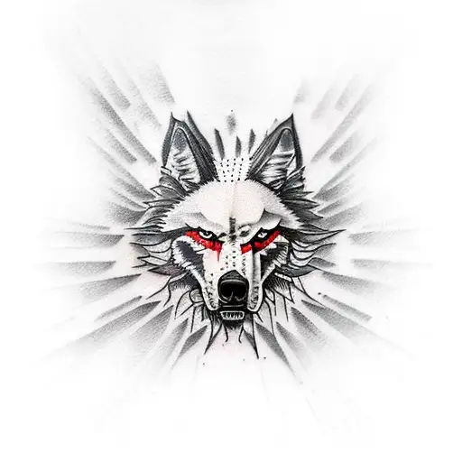 lobo tattoo design idea