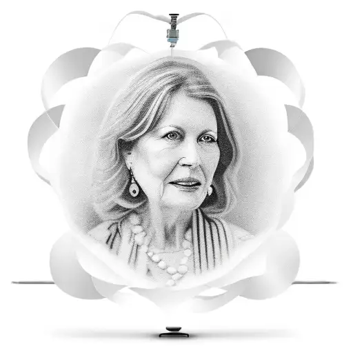 mom tribute with a carousel tattoo design idea