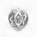 Create a tattoo inspired by welding sparks and fire tattoo design idea