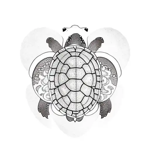 turtle tattoo design idea