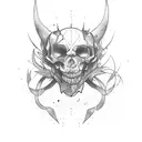 edgy tattoo design idea