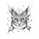 blue sky tattoo design idea