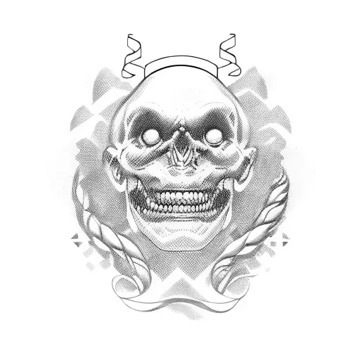 smiling Alexey Navalny tattoo design idea