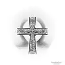 catholic cross tattoo design idea