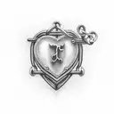 Prison bars transformed into a heart symbolizing love and loyalty tattoo design idea