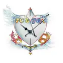A Roman numeral clock with the numbers 7, 6, 0, 5, and 1 forming the shape of a heart tattoo design idea