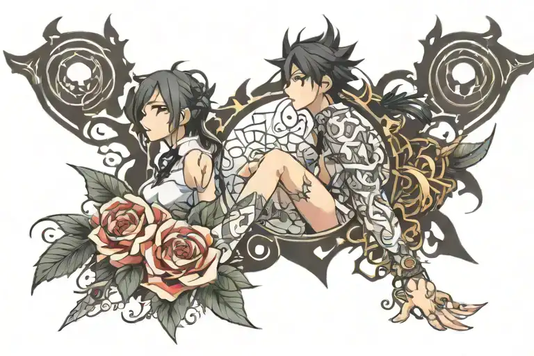 nobara kugisaki frame tattoo tattoo design idea