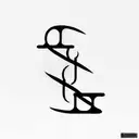 couple tattoo design from morse code letter C and R tattoo design idea
