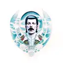 Freddy Mercury tattoo design idea