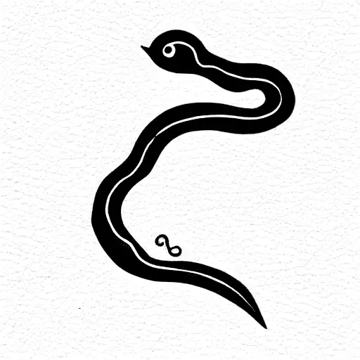 Little Prince Snake tattoo design idea
