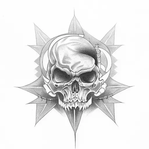 A dark gothic tattoo on the inner bicep. No skulls or demons etc tattoo design idea