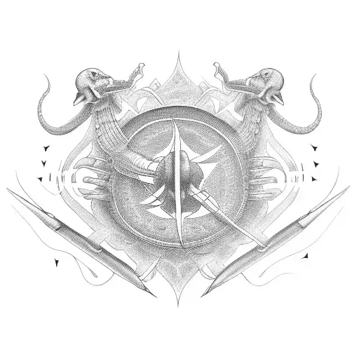 Red Hot Chili Peppers logo combined with a cobra tattoo design idea