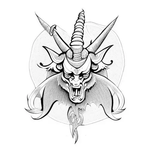 Baphomet tattoo design idea