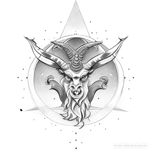 Baphomet tattoo design idea