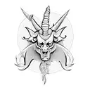 Baphomet tattoo design idea