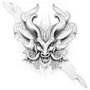 Baphomet tattoo design idea