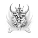 Baphomet tattoo design idea