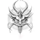 Baphomet tattoo design idea