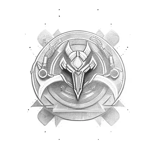 Combine the Kali Linux logo with a microphone and a boombox tattoo design idea