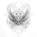 the last tear of lucifer tattoo design idea