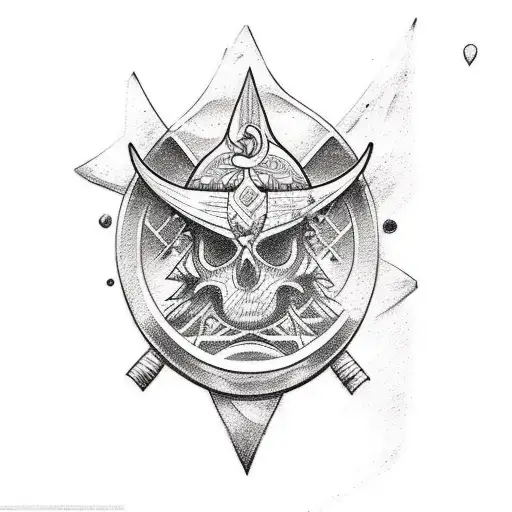 arm tattoo. beach theme. similar to polynesian style. tattoo design idea