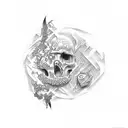 cruz tattoo design idea