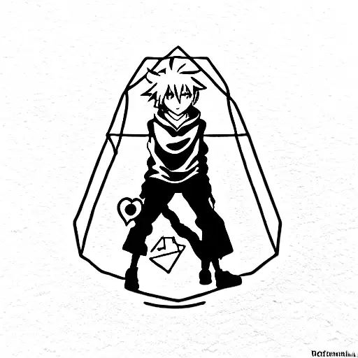 Full metal alchemist anime characteristics with the Philosopher's Stone tattoo design idea