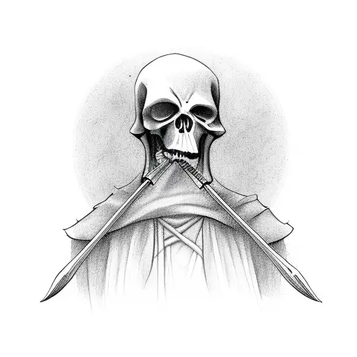 Grim Reaper tattoo design idea