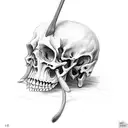 Grim Reaper tattoo design idea