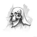 Grim Reaper tattoo design idea