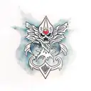 dark souls tattoo design idea