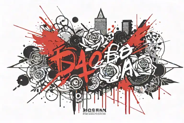 praise the bao in font tattoo tattoo design idea