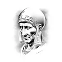 julius caesar  tattoo design idea