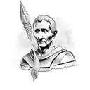 julius caesar  tattoo design idea