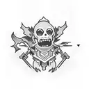 Undertale Video Game Tattoo For the pacifist route tattoo design idea