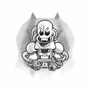 Undertale Video Game Tattoo For the pacifist route tattoo design idea