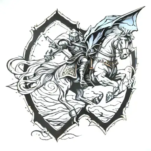knight radiant stormlight tattoo design idea