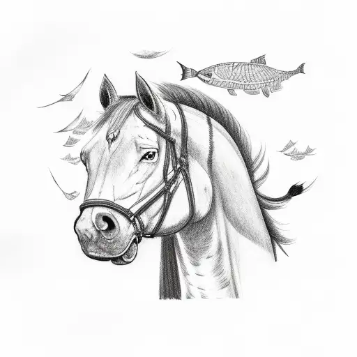 bojack horseman tattoo design idea