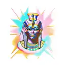 egypt god osiris  tattoo design idea