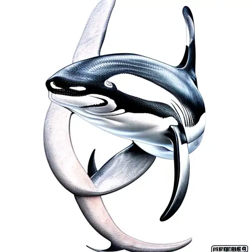 orca tattoo design idea