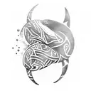 orca tattoo design idea