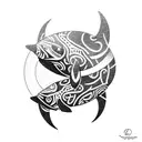 orca tattoo design idea