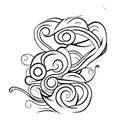 pothos vine  tattoo design idea