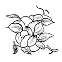 pothos vine  tattoo design idea